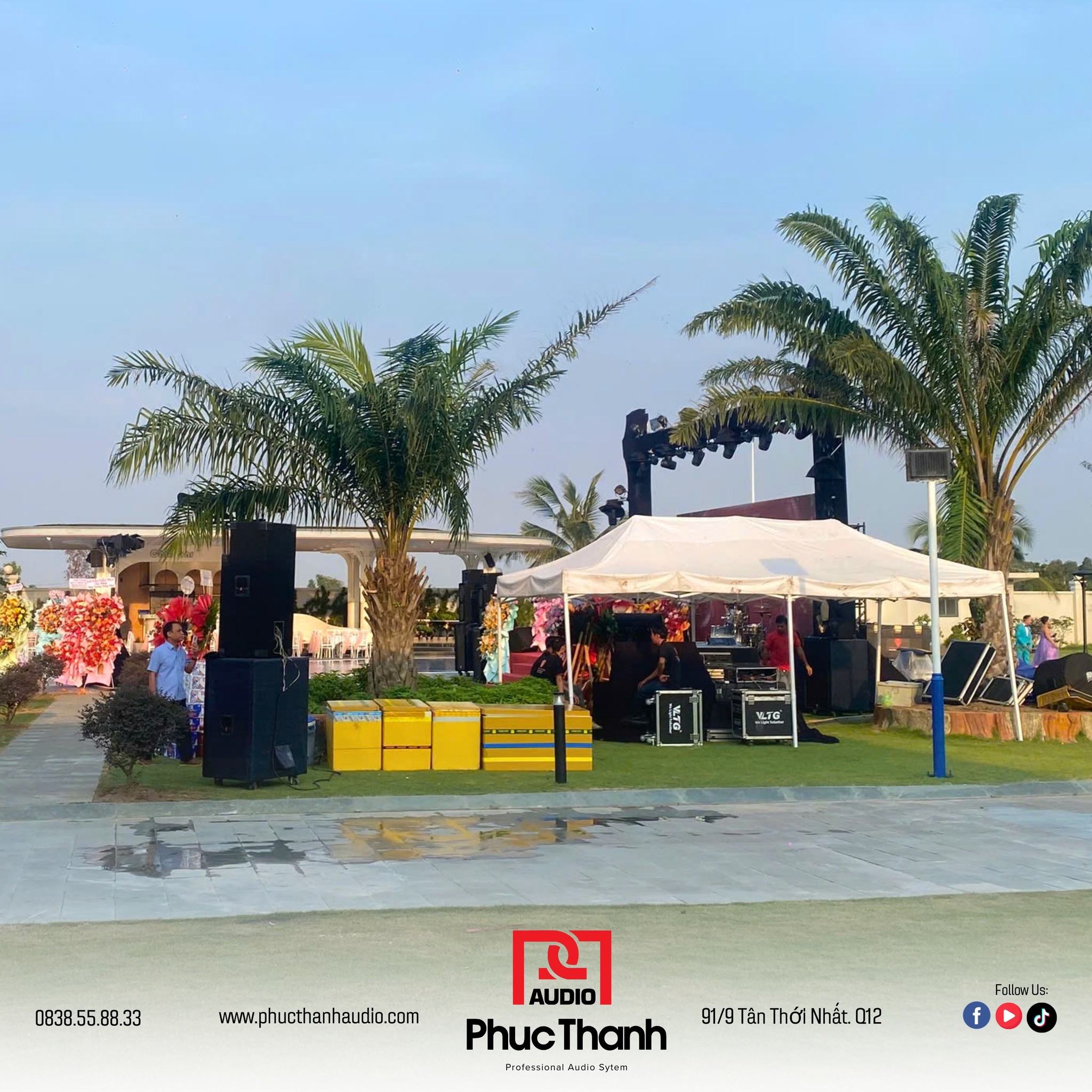 Quy trình thi công lắp đặt âm thanh karaoke SR Italy tại Châu Pha, Bà Rịa
