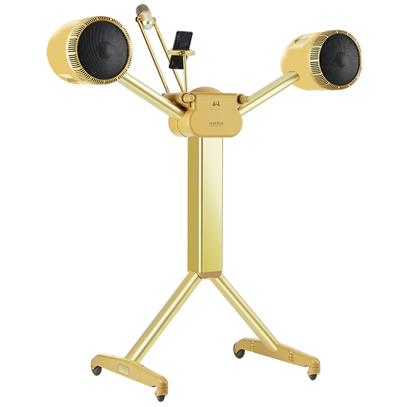 Robot Karaoke di động Lingrui (Vàng)