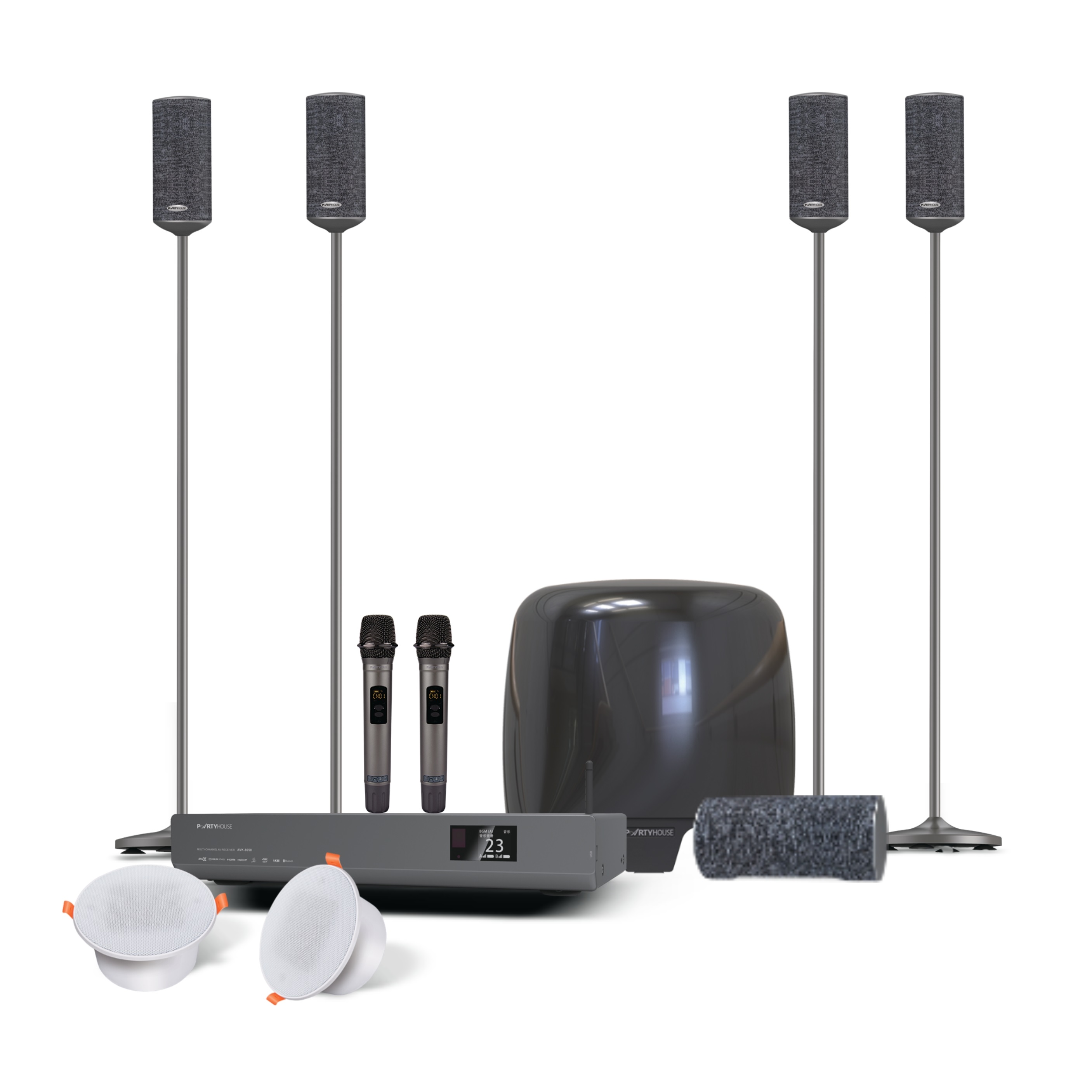 Dàn xem phim, nghe nhạc, hội họp, tích hợp karaoke Dolby Atmos 5.1.2 Partyhouse AVK-8050